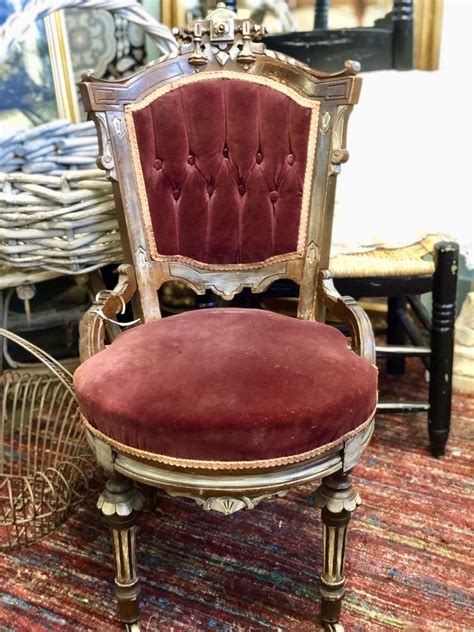 Antique Tufted Chair